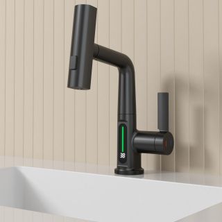 Смеситель для раковины Black&White Sky Day 3027B чёрный матовый